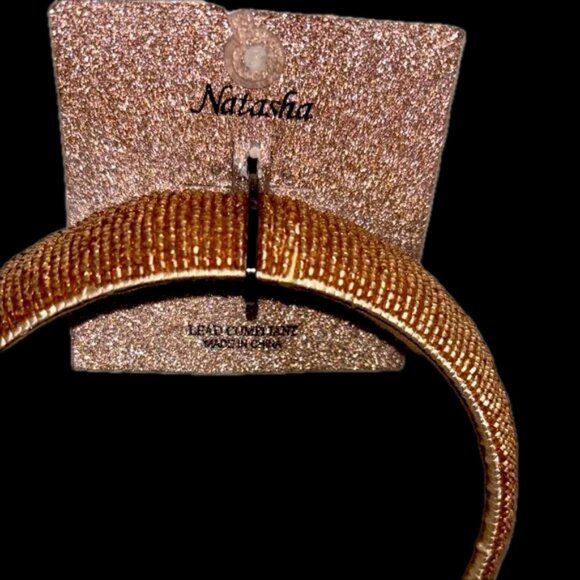 NWT ladies or girls headband with super sparkles and by Natasha! Brand new ! - Picture 3 of 7